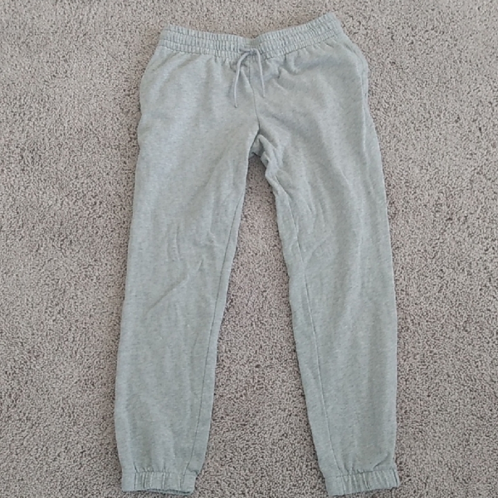Light Gray Drawstring Jogger Pants